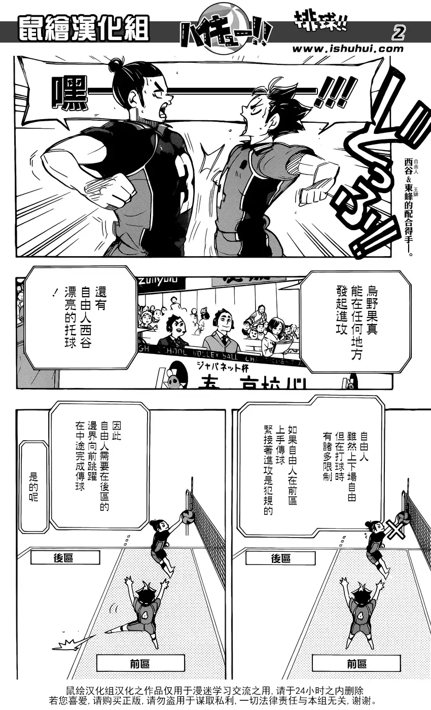 《排球》第296话 同时进行 第2页
