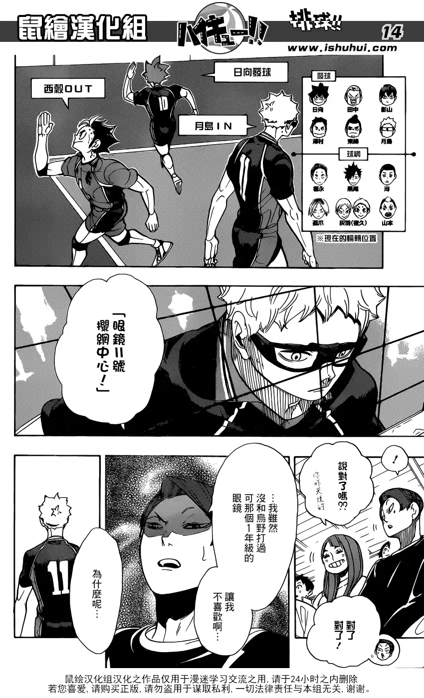 《排球》第296话 同时进行 第13页