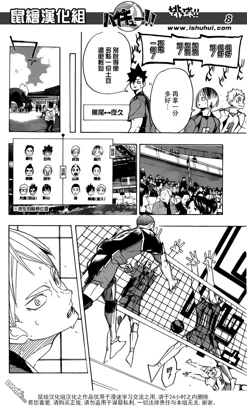 《排球》第299话 秩序与无秩序 第8页