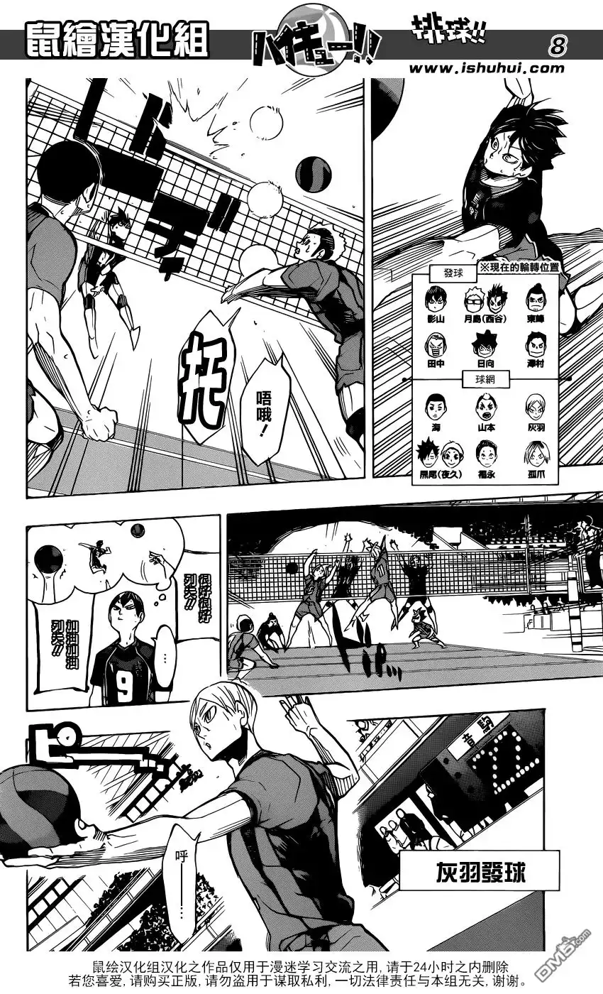 《排球》第302话 猫爪 第8页