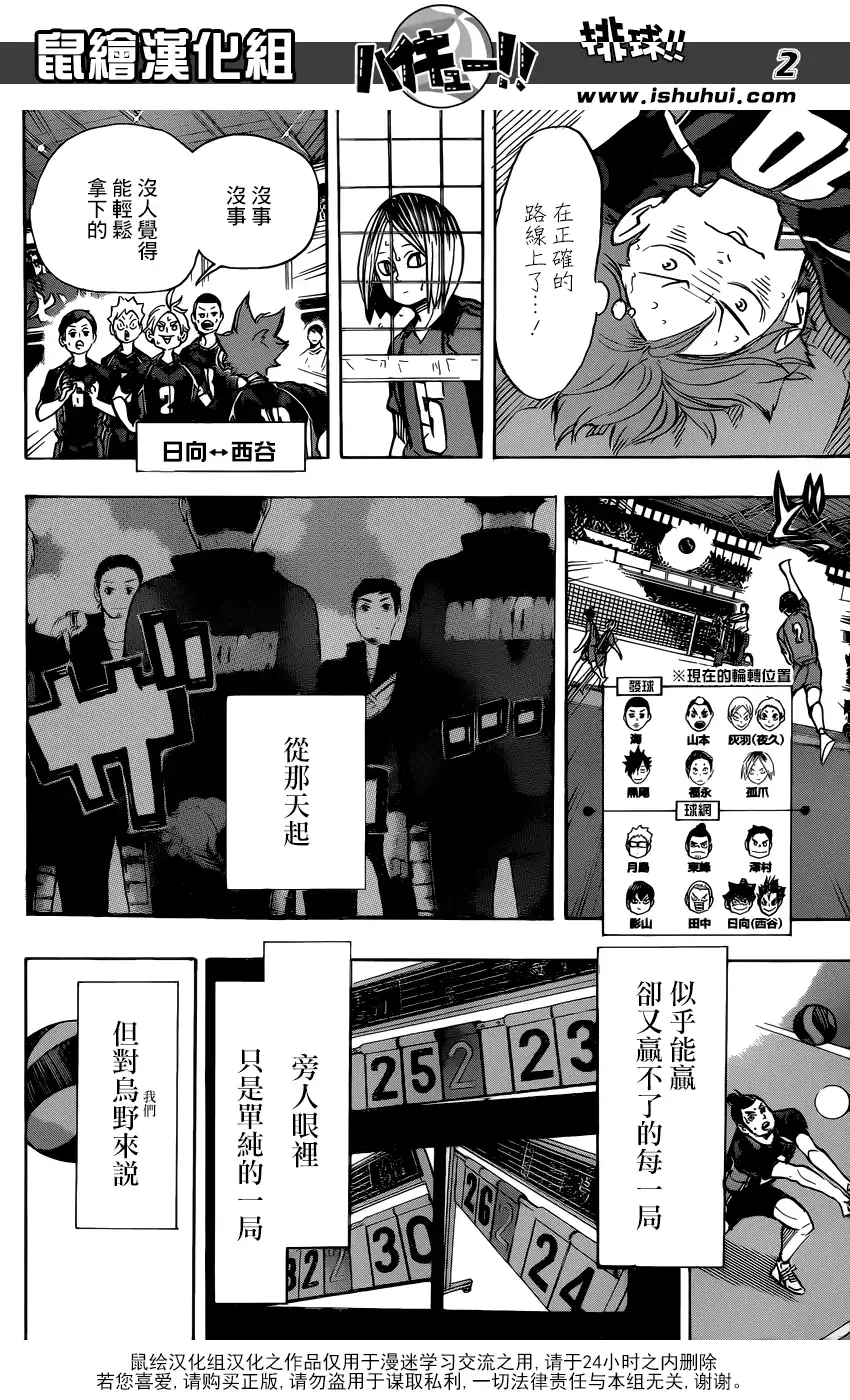 《排球》第304话 得分方式 第2页