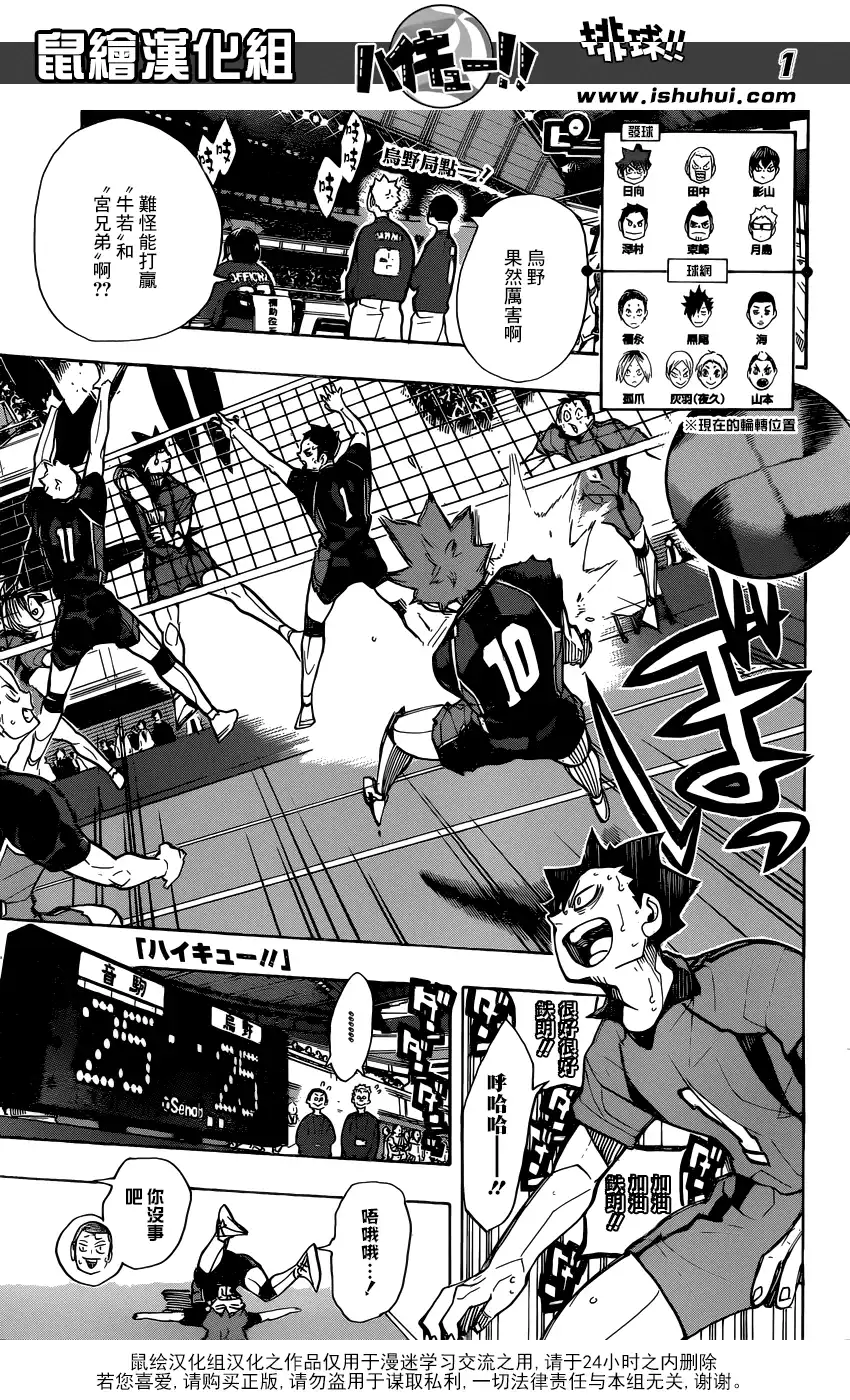 《排球》第304话 得分方式 第1页