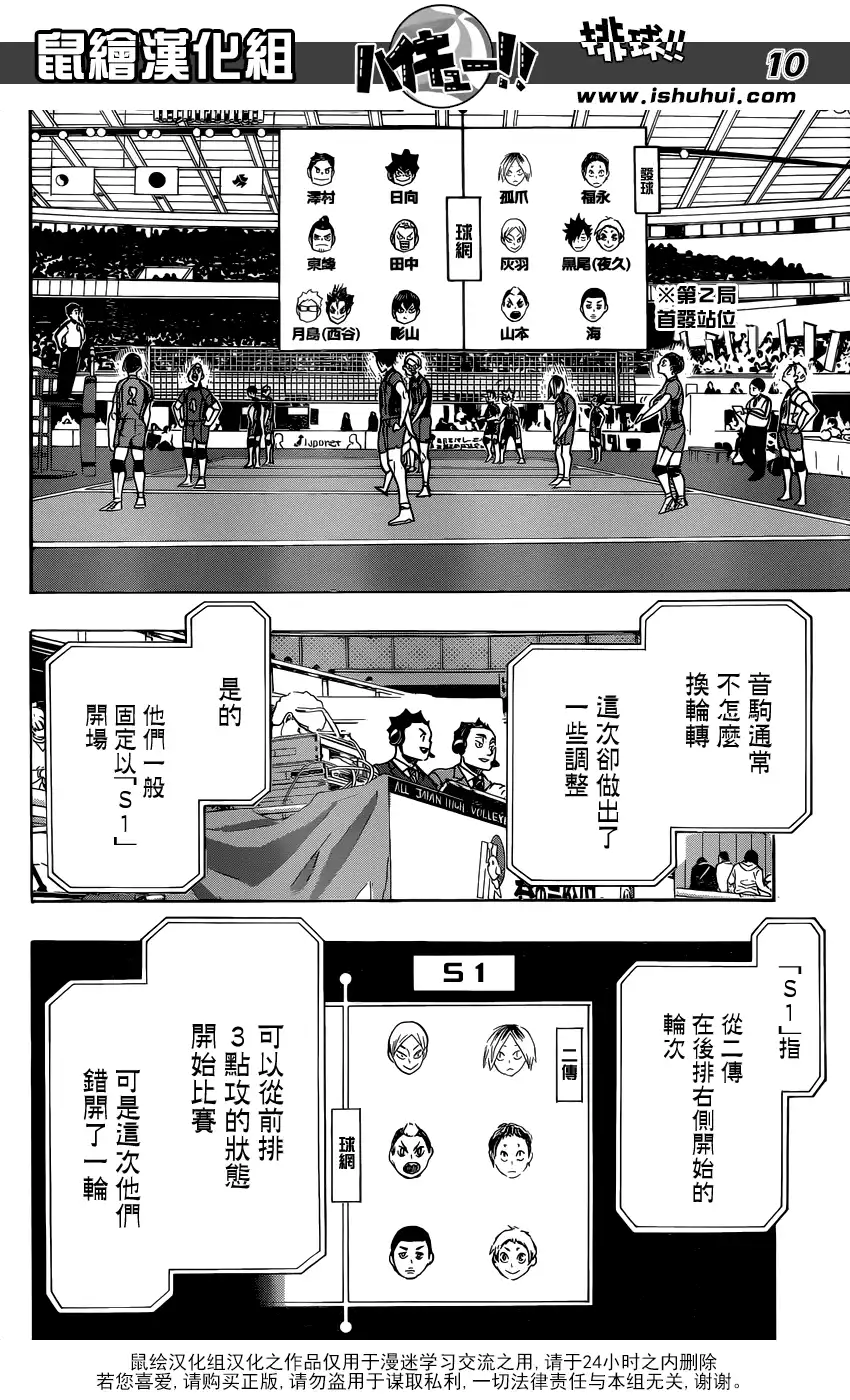 《排球》第305话 一步前进两步冲刺 第10页