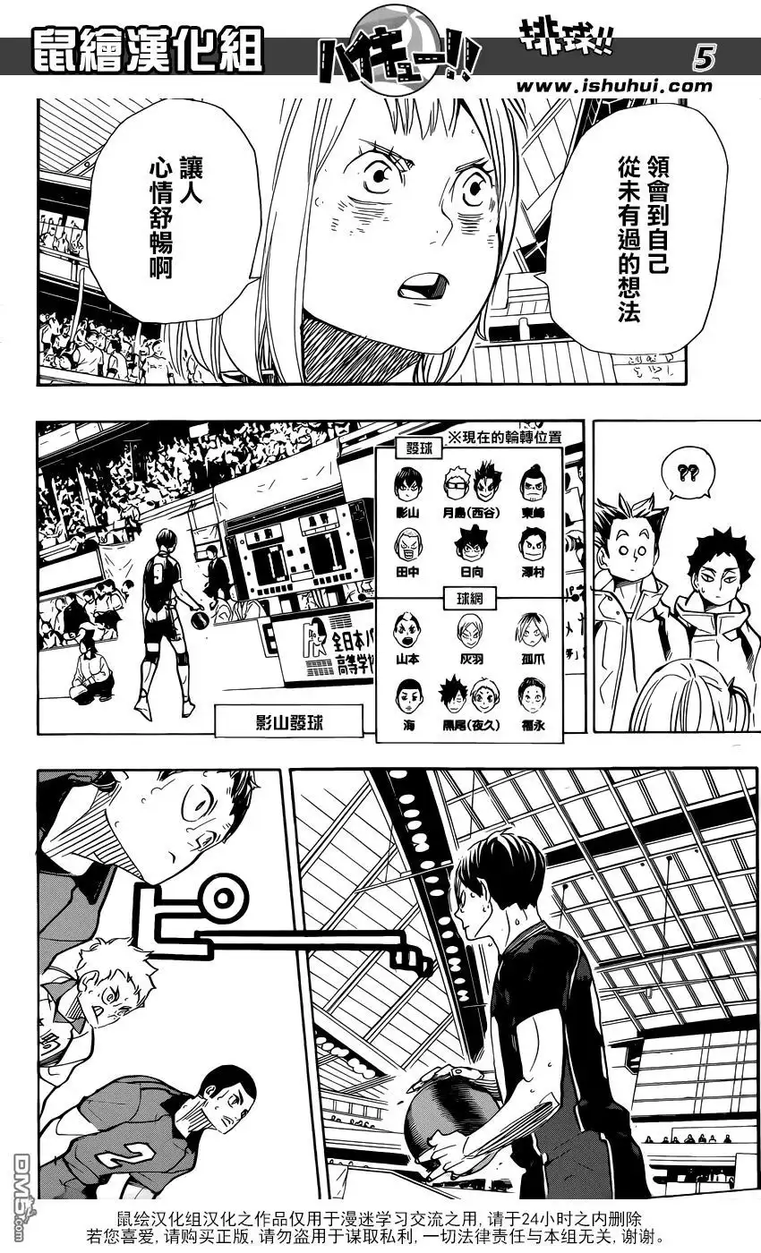 《排球》第306话 校准 第5页