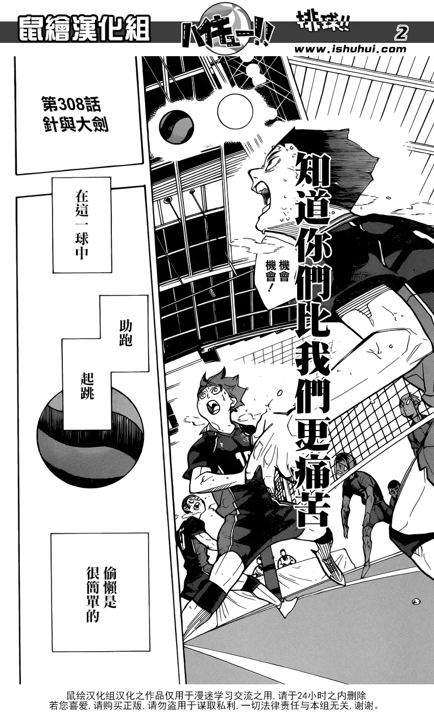 《排球》第308话 针与大剑 第3页