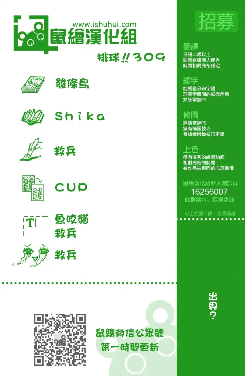 《排球》第309话 诱发 第1页
