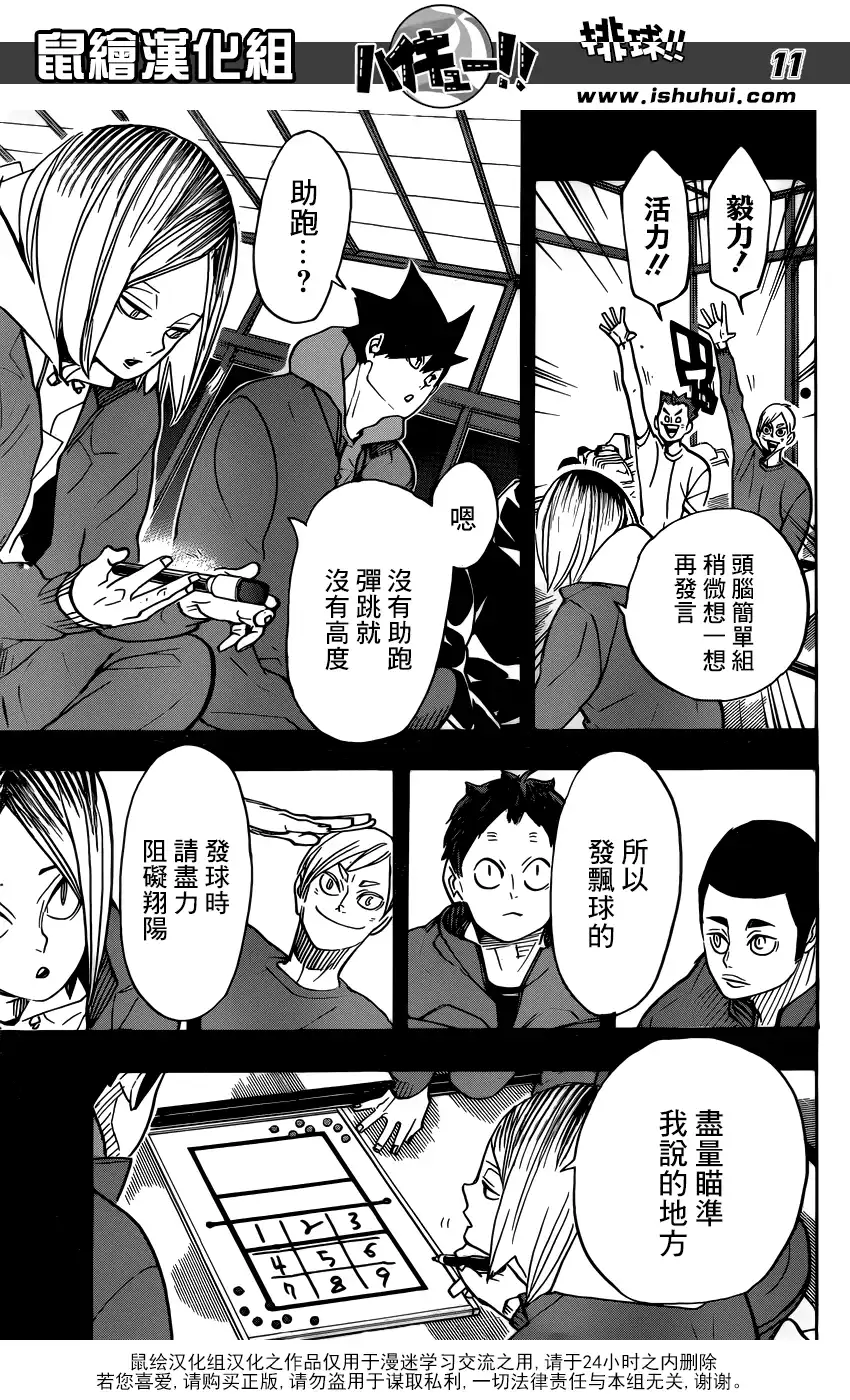 《排球》第310话 鸟笼 第11页