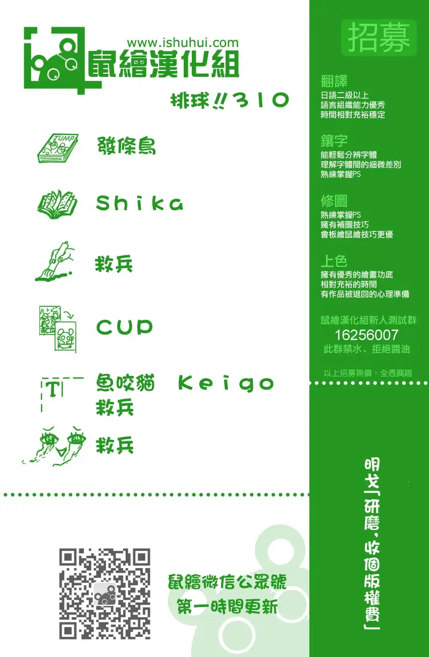 《排球》第310话 鸟笼 第1页