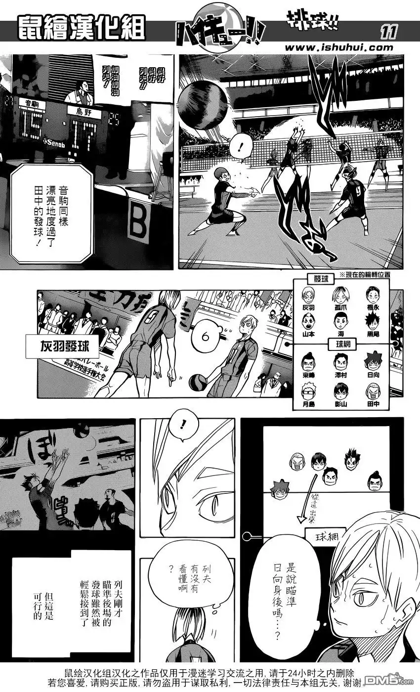 《排球》第311话 结束带来的悲伤 第11页