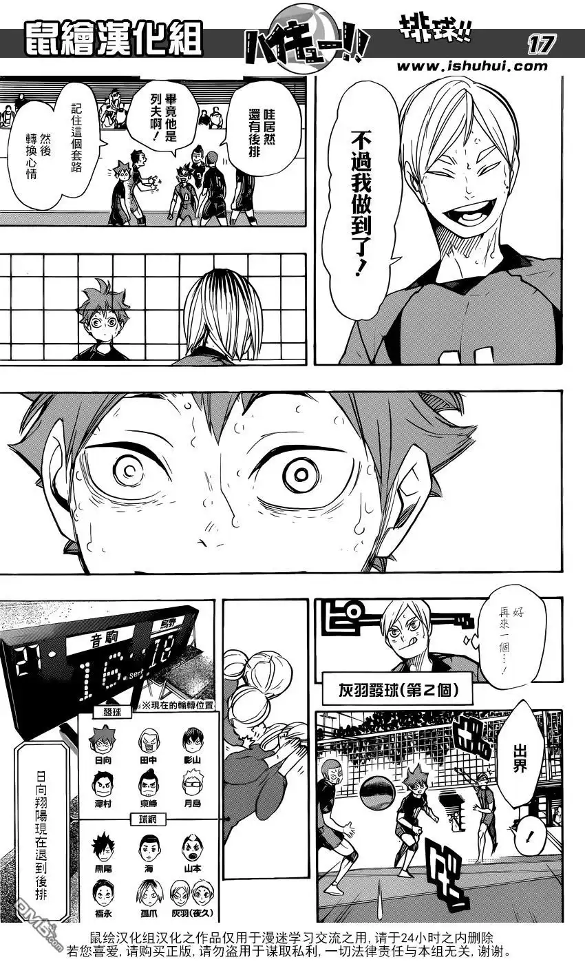 《排球》第311话 结束带来的悲伤 第17页