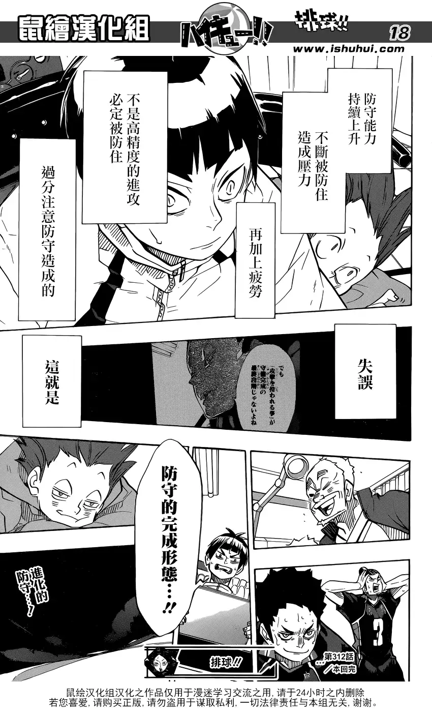 《排球》第312话 校准·2 第18页