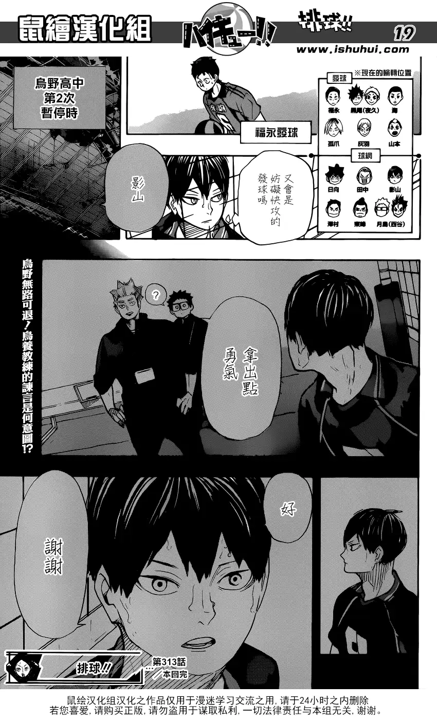 《排球》第313话 绝不放弃并不像嘴上说的那么简单 第19页