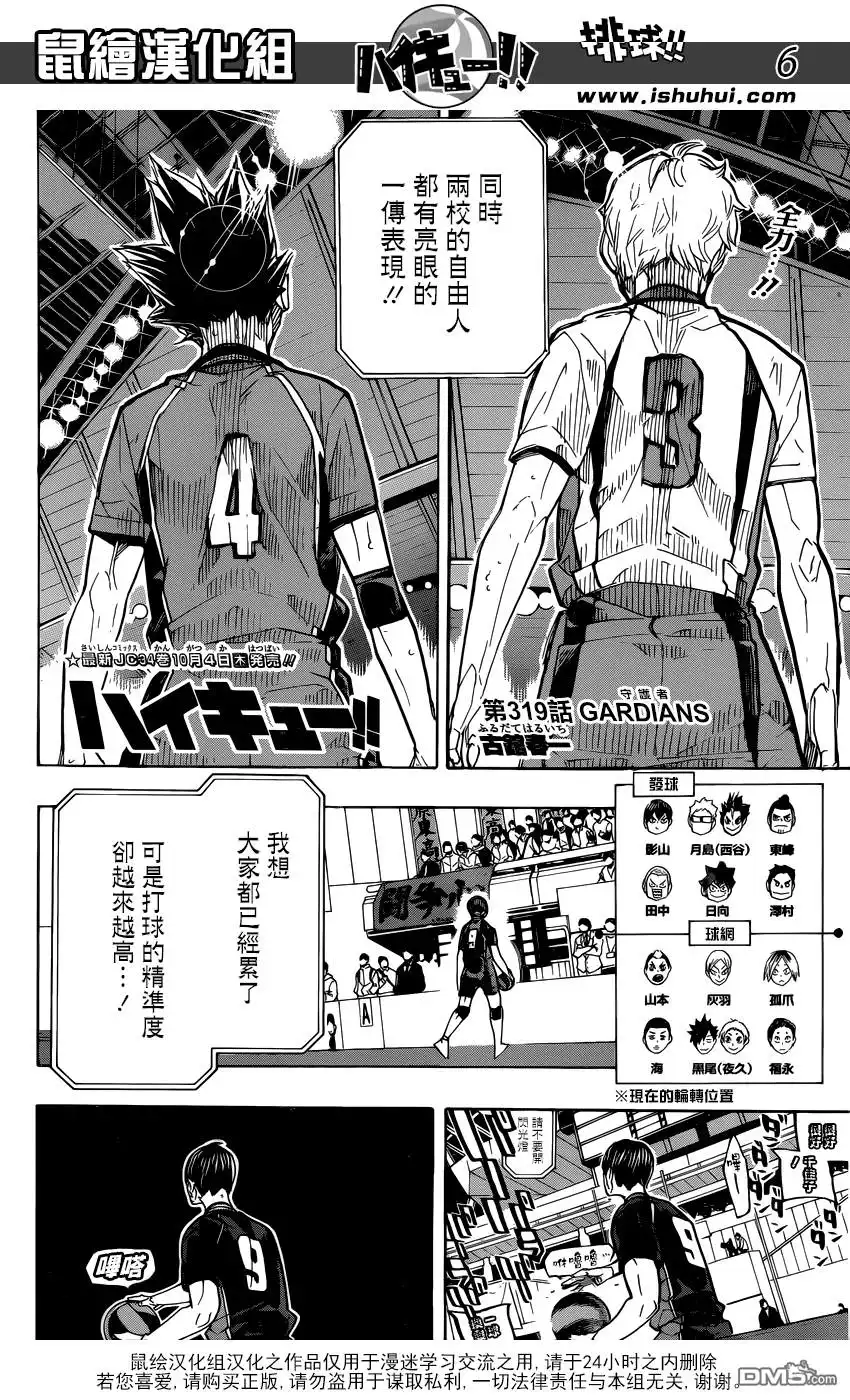 《排球》第319话 GARDIANS 第6页