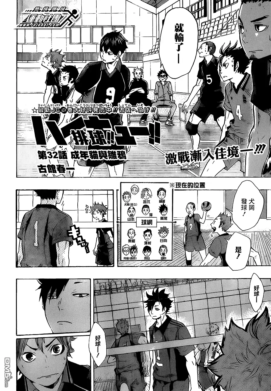 《排球》第32话 成年猫与雏鸦 第2页