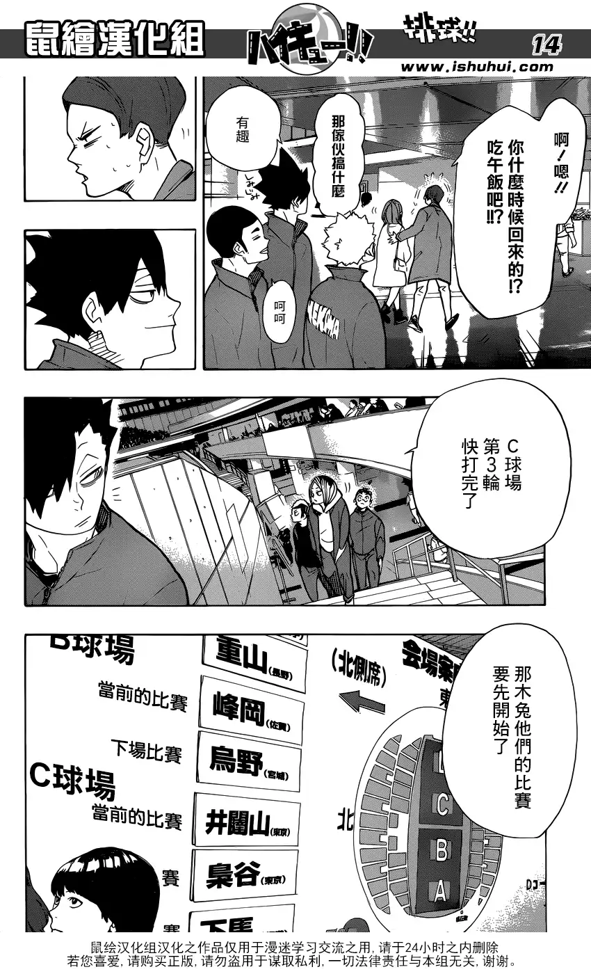 《排球》第327话 排球痴们 第14页