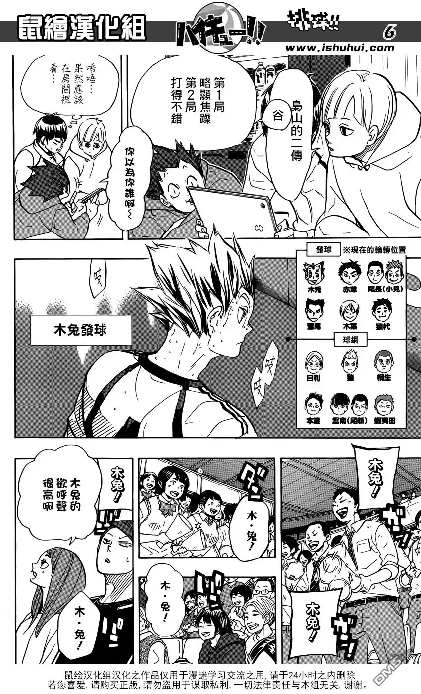 《排球》第334话 突破负面的极限 第6页