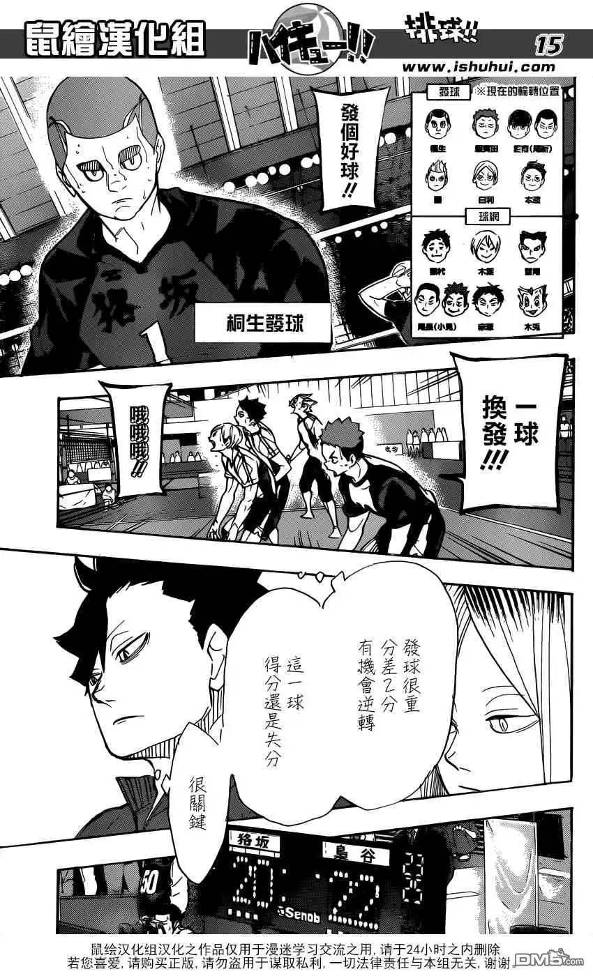《排球》第336话 怪物们前往的地点 第15页