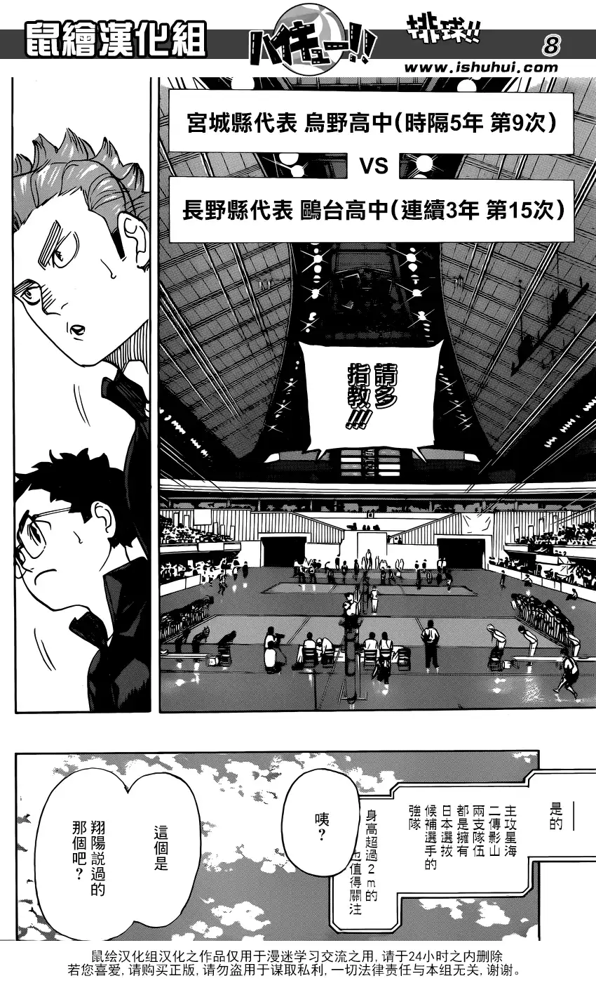 《排球》第339话 認知 第8页