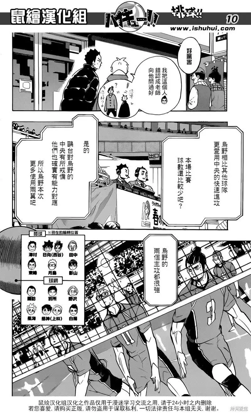 《排球》第344话 里碑 第9页