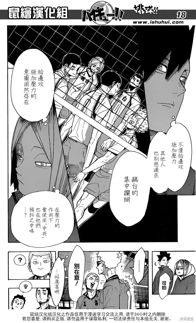 《排球》第344话 里碑 第17页