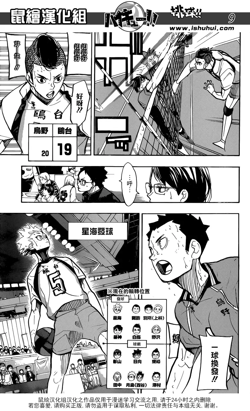 《排球》第355话 再次挑战 第9页