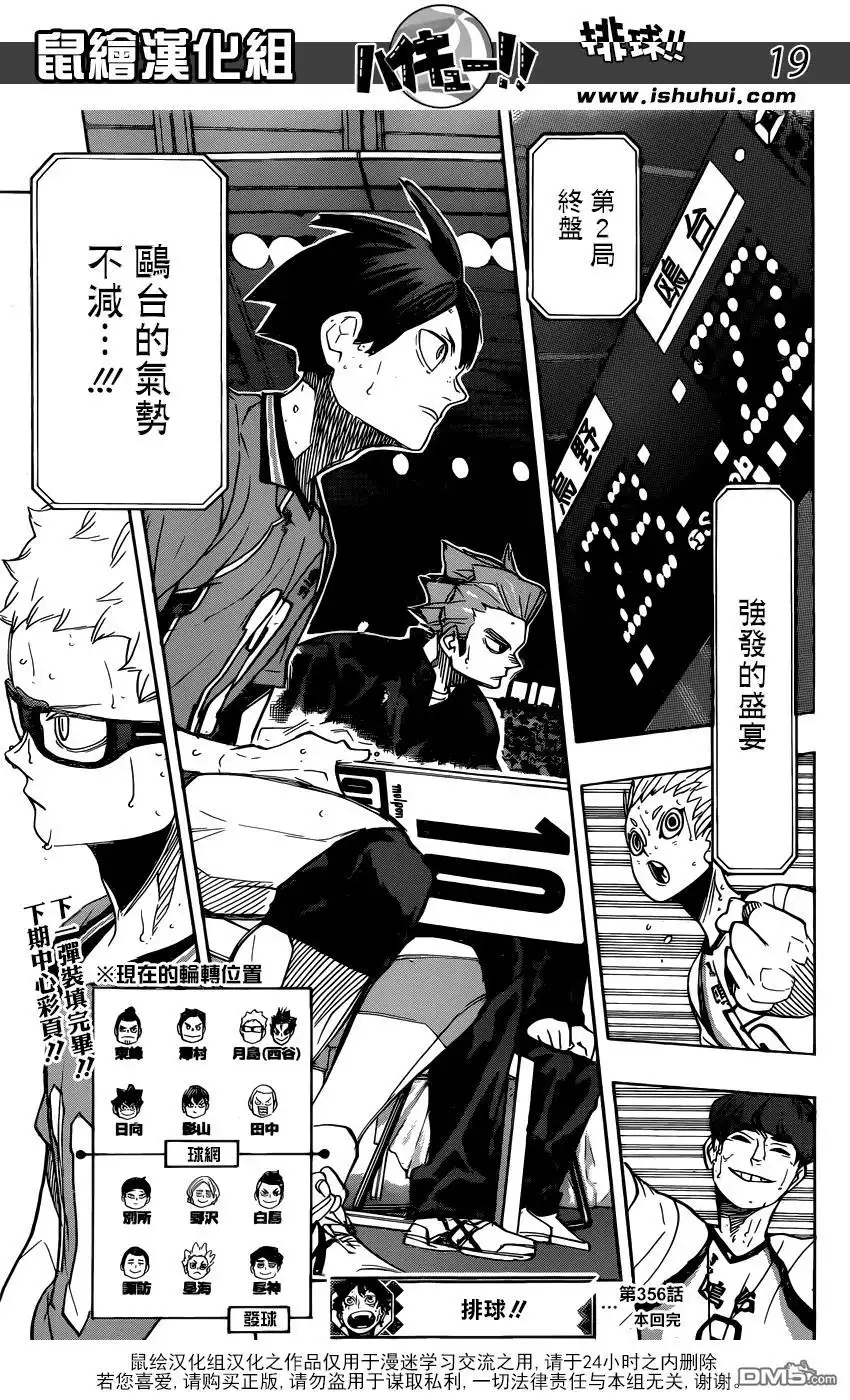 《排球》第356话 思考体力 第16页