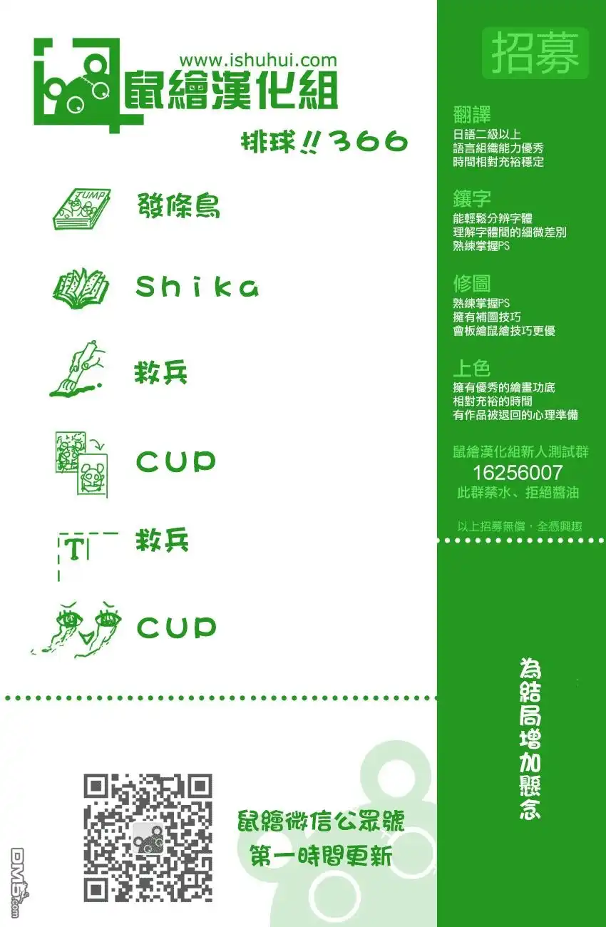 《排球》第366话 注视 第1页
