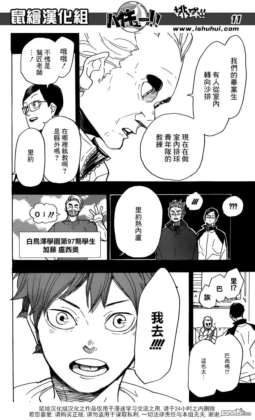 《排球》第370话 挑战者 第11页