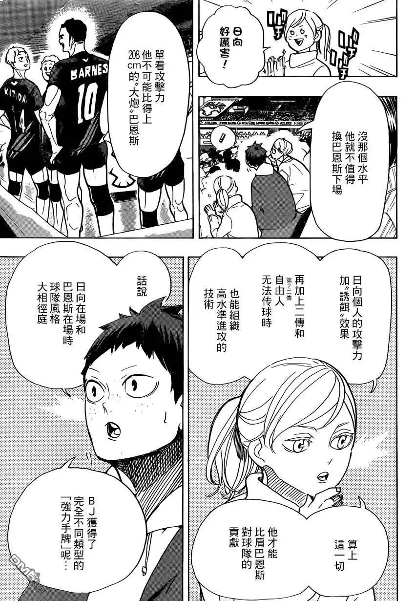 《排球》第385话 在兴奋的同时感到不甘 第15页