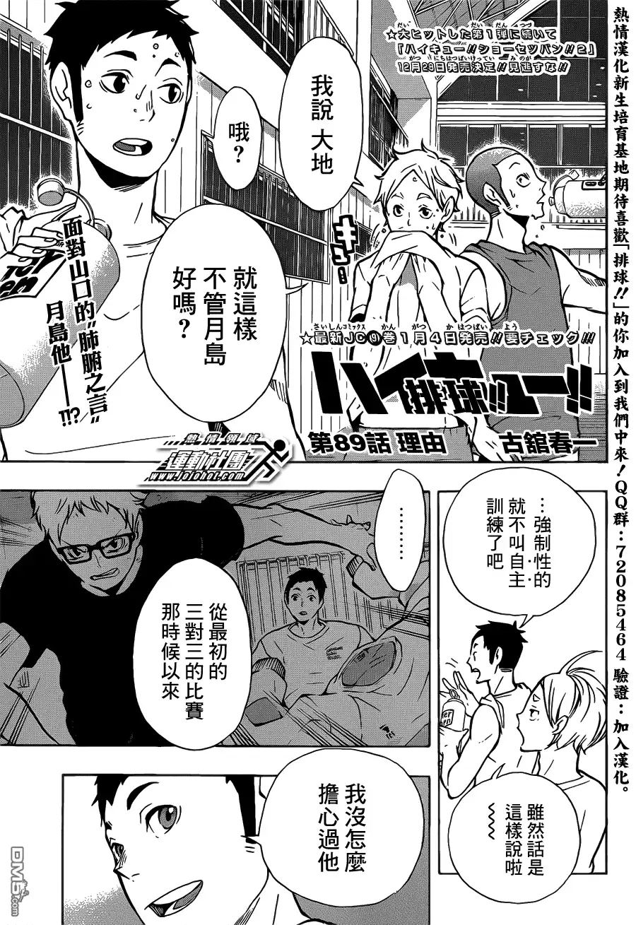 《排球》第89话 理由 第1页