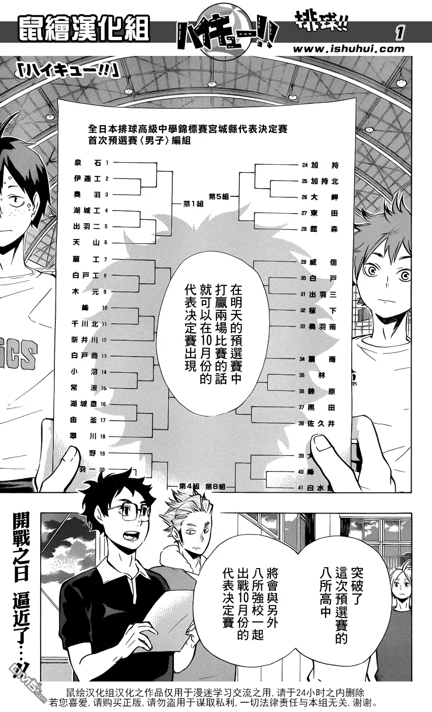 《排球》第98话 对话 第1页