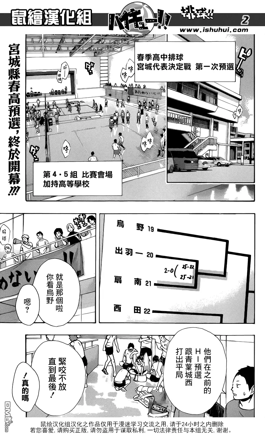 《排球》第99话 比赛开始！！ 第2页