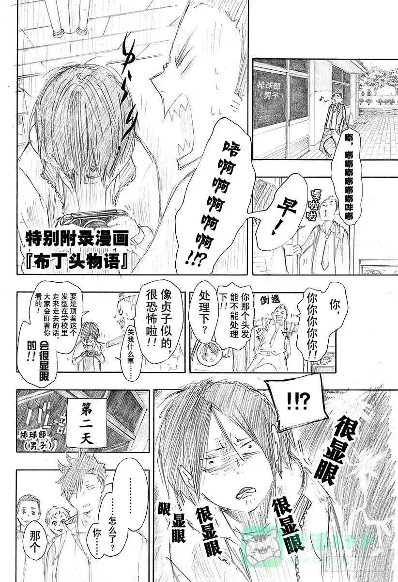 《排球少年！！（番外篇）》番外3 特别附录漫画 『布丁头物语』 第1页