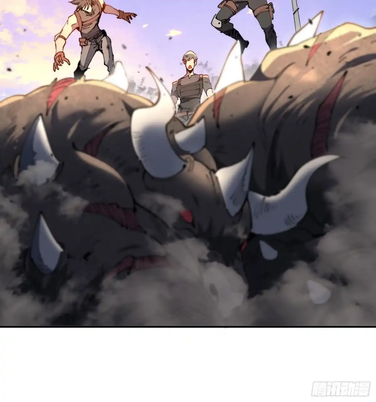 《全民逃荒，我的物品能升级》第27话 山突然烧起来了！！ 第58页
