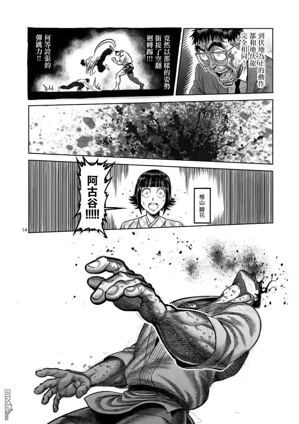 《拳愿奥米伽》第38话 卧王流 第14页