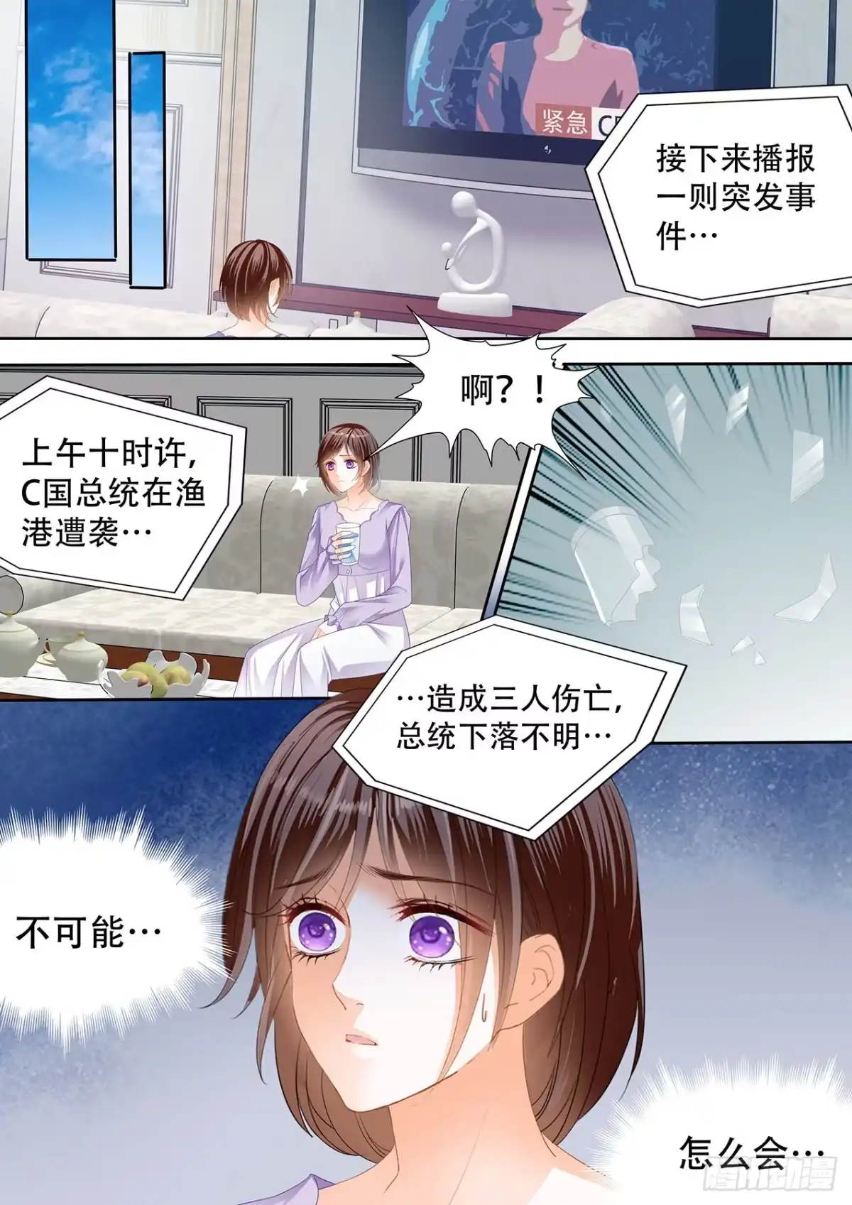 《闪婚娇妻》总统遇险 第6页