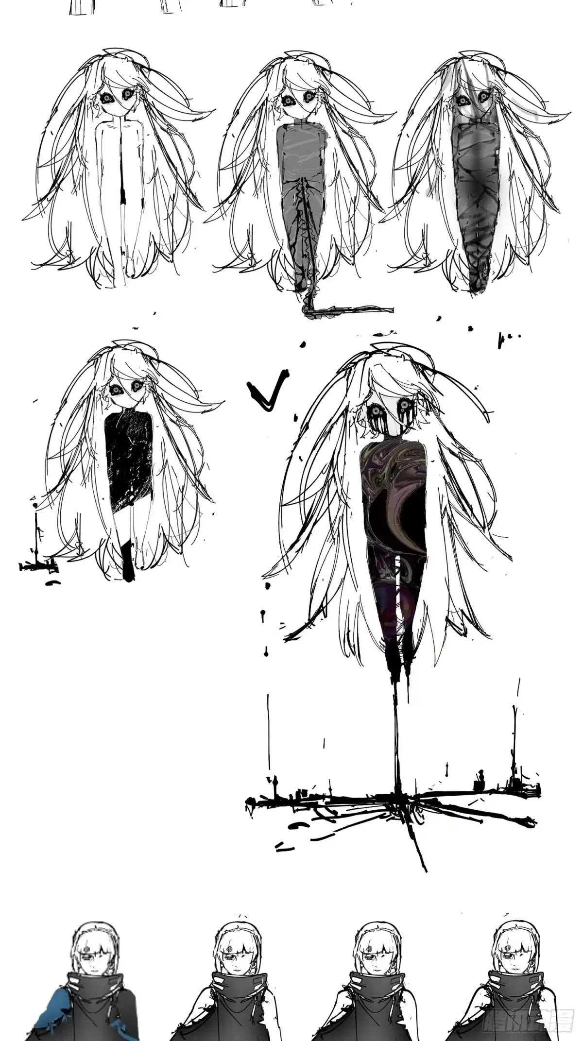 《少女不溶于神》漫画设定 第19页