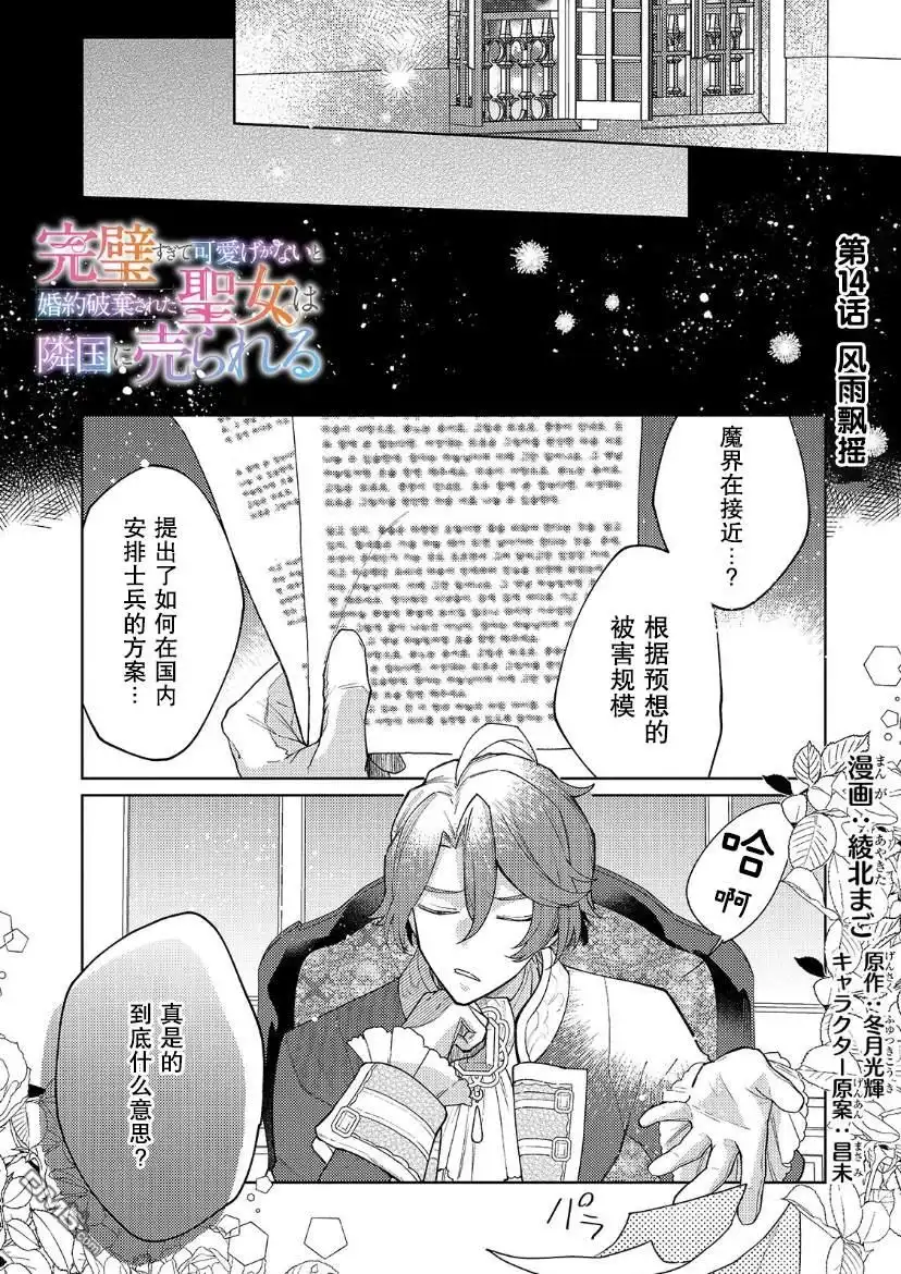 《圣女因太过完美不够可爱而被废除婚约并卖到邻国》第14话 第2页