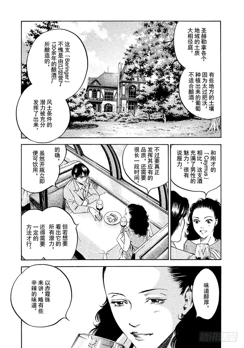 《神之雫（神之水滴）》#214 黑影偷偷靠近悠闲的葡萄 第17页