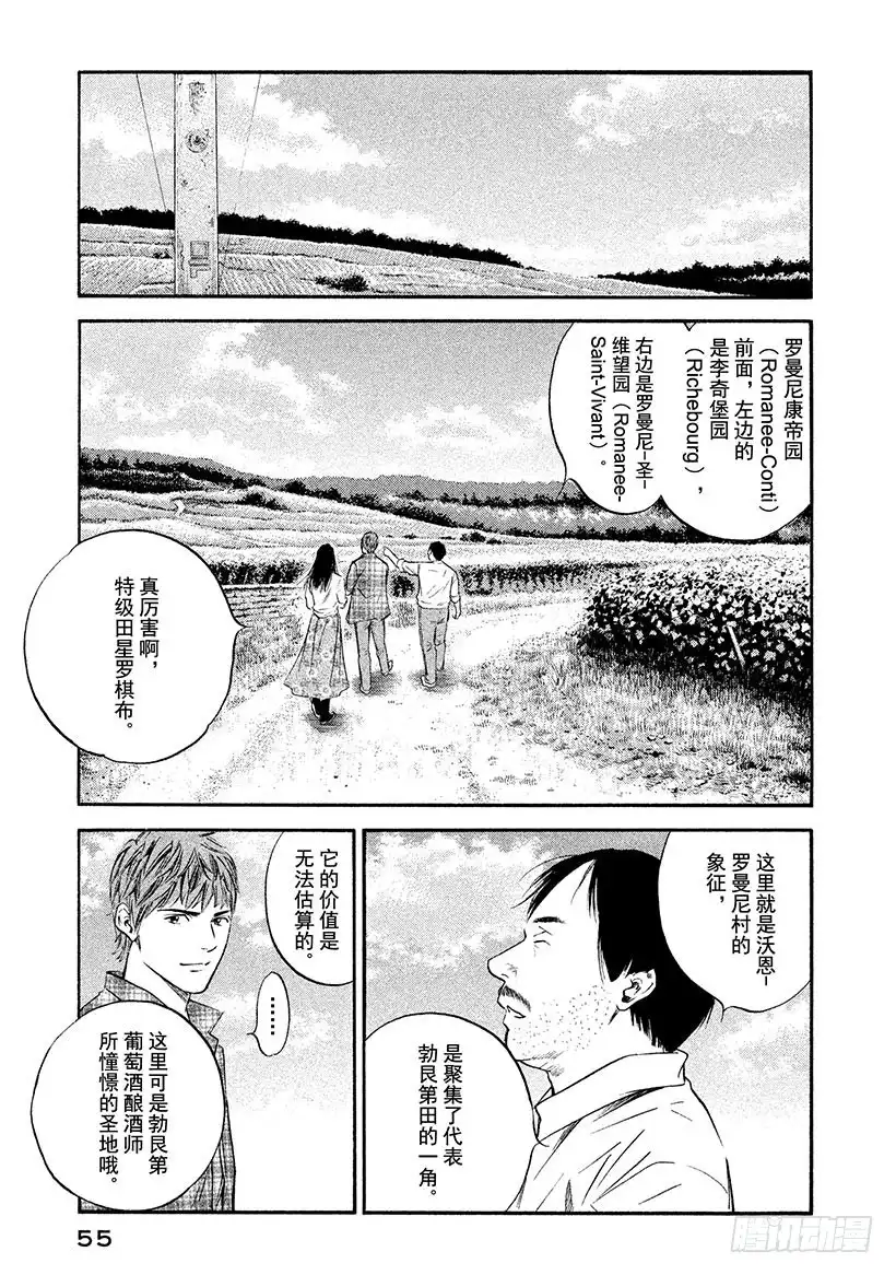 《神之雫（神之水滴）》#322 巨大的手在诉说，大地与 第11页