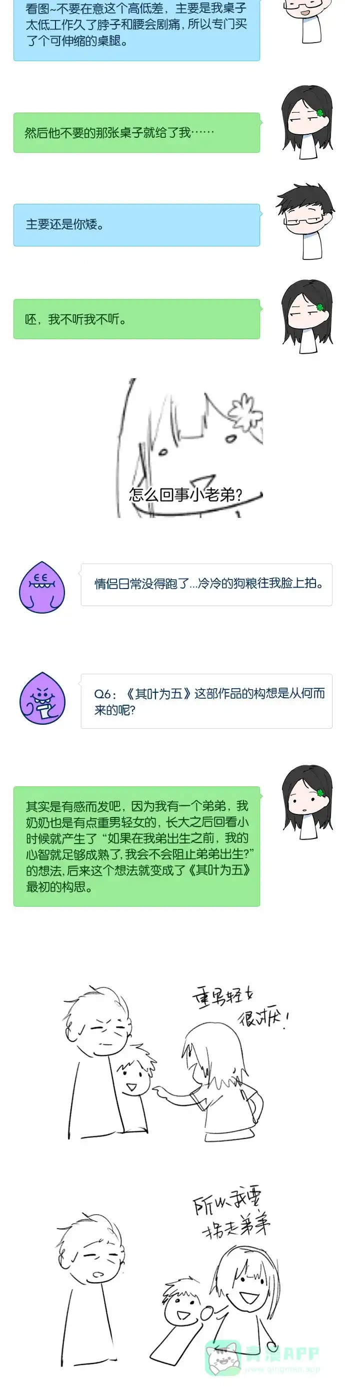 《我的ID是咚漫作家》[第27问]《其叶为五》作家访谈 第4页