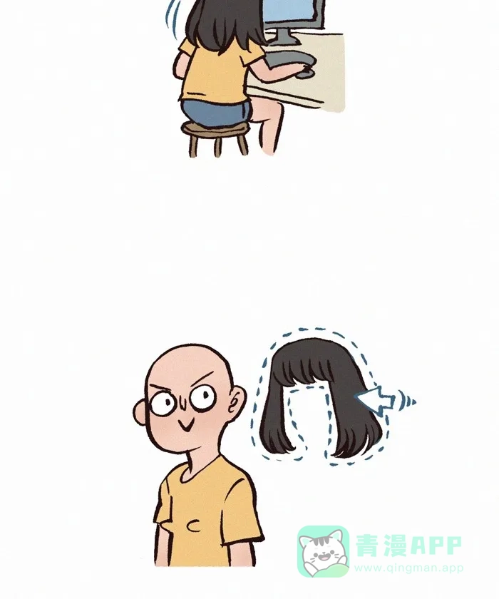 《我的傻大个男友》[第205话] 眉上刘海 第7页
