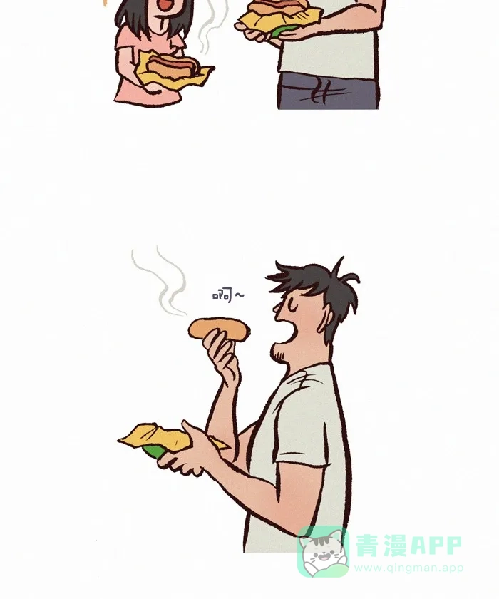 《我的傻大个男友》[第264话] 吃东西 第3页