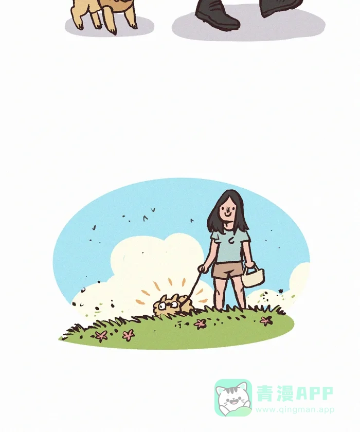 《我的傻大个男友》[第360话] 散步 第12页