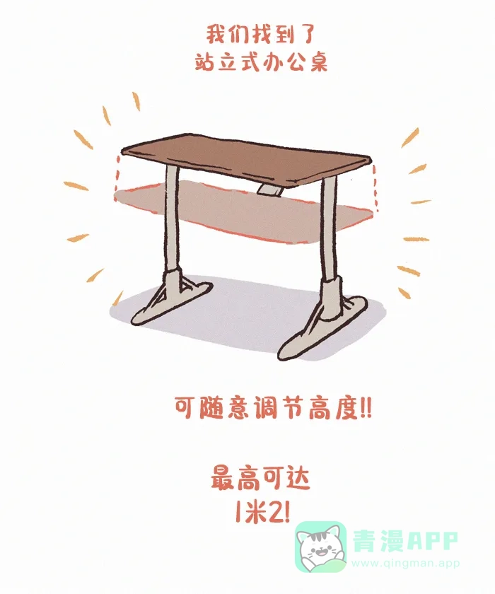 《我的傻大个男友》[第385话] 桌子高度 第8页