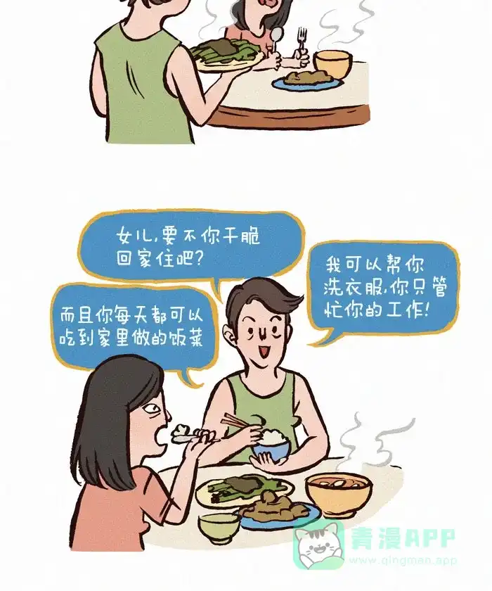 《我的傻大个男友》[第68话] 搬回家住  第2页