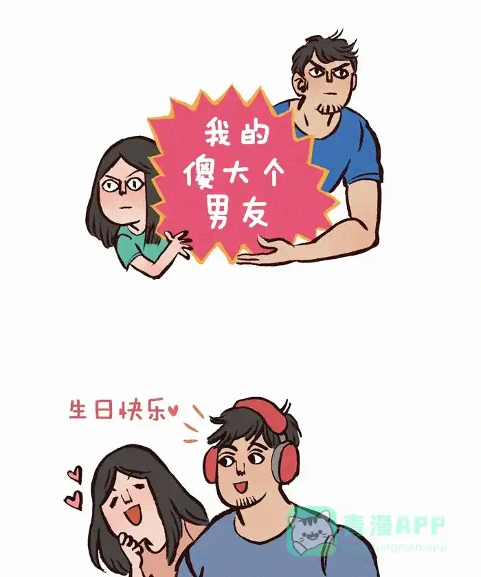 《我的傻大个男友》[第77话] 生日礼物 第1页