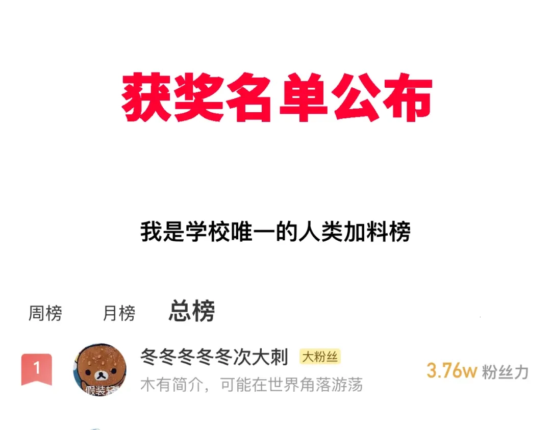 《我是学校唯一的人类》获奖通知 第1页