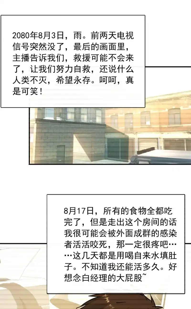 《我在末世有座黄金宫》第6话 4 正经人日记 第21页