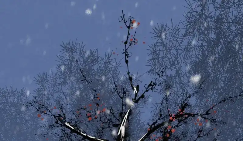 《无缘佛》第34话 雪中宴8-吟诗还是？湿？ 第91页